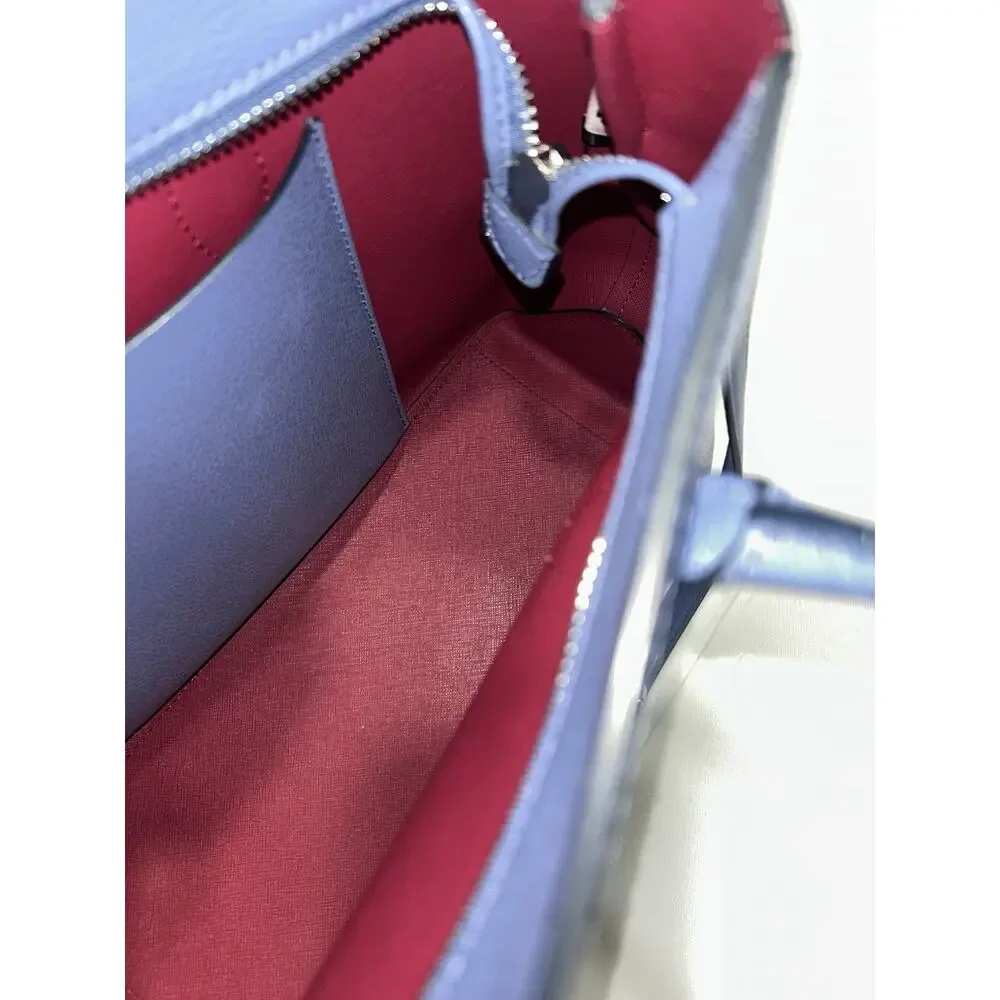Kate Spade New York Eva Medium Top Zip Blue Satchel